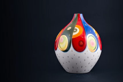 Ваза Георгина на форме Круглая малого размера, арт 60.13478.00.1 Ваза Георгина на форме Круглая малого размера, арт 60.13478.00.1