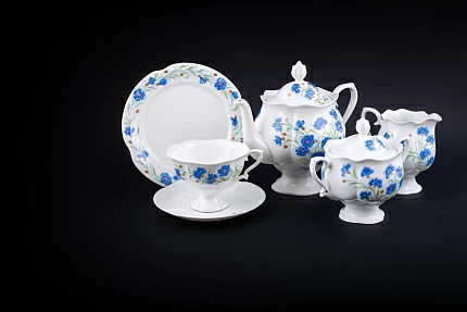 Сервиз чайный Васильковый, на форме Наташа, арт 61.21020.00.1