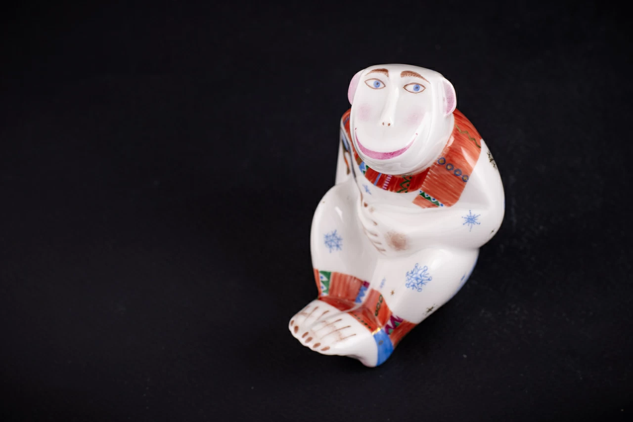 Скульптура Monkey, Снежные мечты арт 62.09276.00.1, 