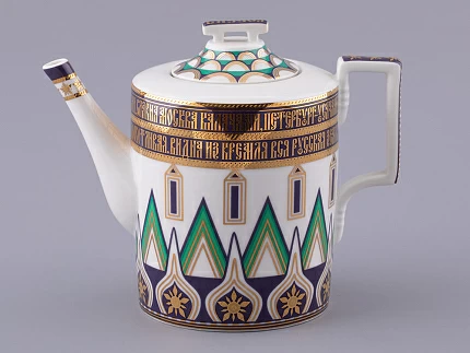 Сервиз чайный на 6 персон 20 предметов, форма Гербовая, рисунок Великая Русь, арт. 81.31998.00.1 Сервиз чайный на 6 персон 20 предметов, форма Гербовая, рисунок Великая Русь, арт. 81.31998.00.1