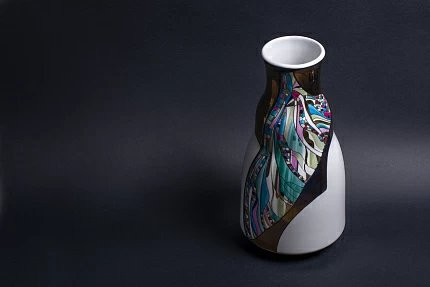 Ваза Крылья стрекозы на форме Зимняя высокая, арт 60.14879.00.1