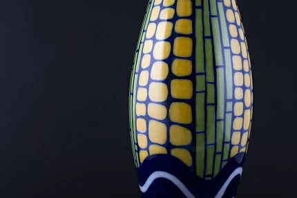 Ваза Кукурузная волна на форме Высокая арт 60.14699.00.1