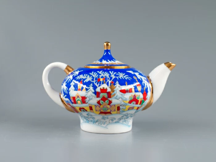 Комплект чайников форма Новгородский рисунок Зимняя сказка арт. 81.13998.00.1, 