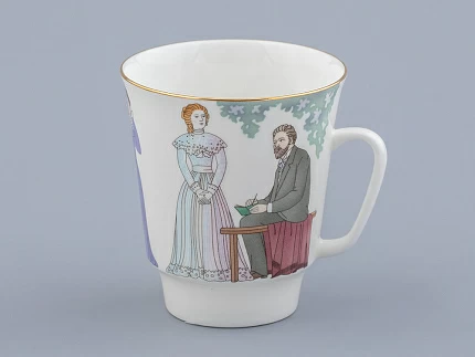 Трехпредметный комплект 165 мл форма Майская рисунок Чайка, арт. 81.31868.00.1