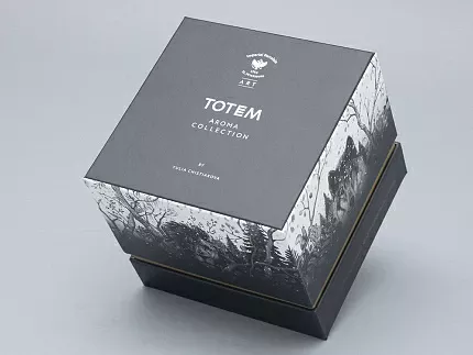 Свеча ароматическая в подарочной упаковке, рисунок Тотем. Лев аромат Пало Санто арт. 81.31595.00.1