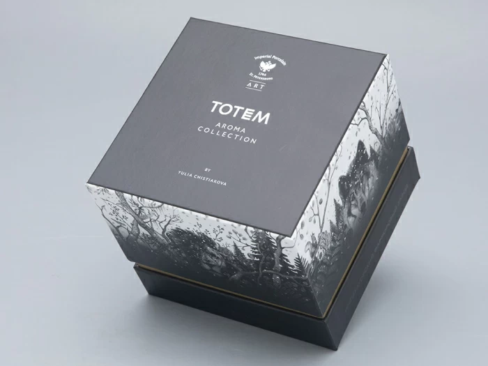 Свеча ароматическая в подарочной упаковке, рисунок Тотем. Лев аромат Пало Санто арт. 81.31595.00.1, 