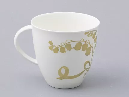 Чашка с блюдцем форма Оливия рисунок Нежный ландыш, арт. 81.31432.00.1