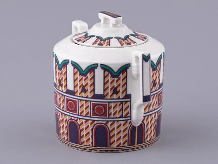 Сервиз чайный на 6 персон 20 предметов, форма Гербовая, рисунок Великая Русь, арт. 81.31998.00.1 Сервиз чайный на 6 персон 20 предметов, форма Гербовая, рисунок Великая Русь, арт. 81.31998.00.1