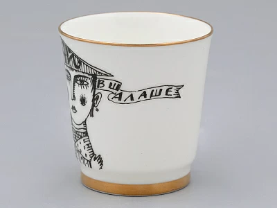 Подарочный набор стопок форма Сувенирная 1, рисунок Русская культура, арт. 81.31748.00.1