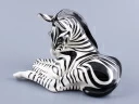 Скульптура Зебра больщой размер арт. 82.02814.00.1,  Скульптура Зебра больщой размер арт. 82.02814.00.1,