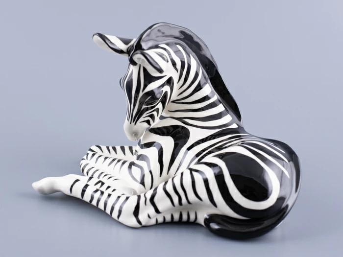 Скульптура Зебра больщой размер арт. 82.02814.00.1,  Скульптура Зебра больщой размер арт. 82.02814.00.1,