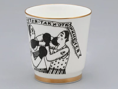 Подарочный набор стопок форма Сувенирная 1, рисунок Русская культура, арт. 81.31748.00.1