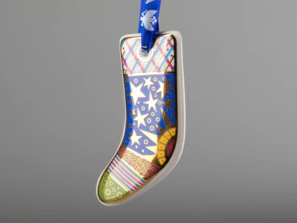 Подарочный набор Елочные игрушки Колядки 5 шт. арт. 81.30735.00.1, 