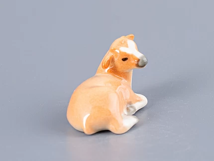 Скульптура форма Бычок-малыш рисунок Рыжий арт. 82.63993.00.1