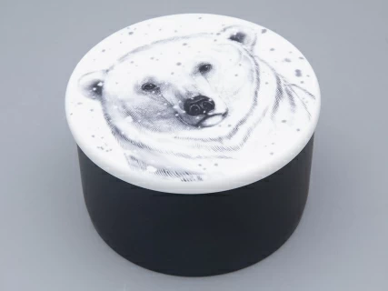Шкатулка в подарочной упаковке, форма Идиллия, рисунок Тотем. Медведь арт. 81.31594.00.1, 