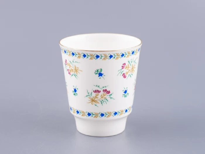 Чашка с блюдцем кофейная форма Майская рисунок Голубой колокольчик с отводкой арт. 81.14021.00.1, 