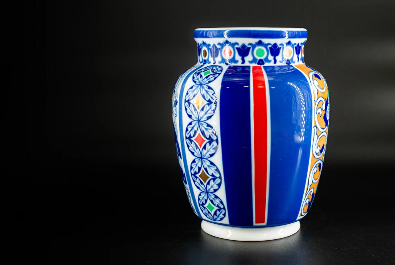 Ваза форма Китайская малый размер рисунок Русский стиль III арт. 60.10767.00.1, 