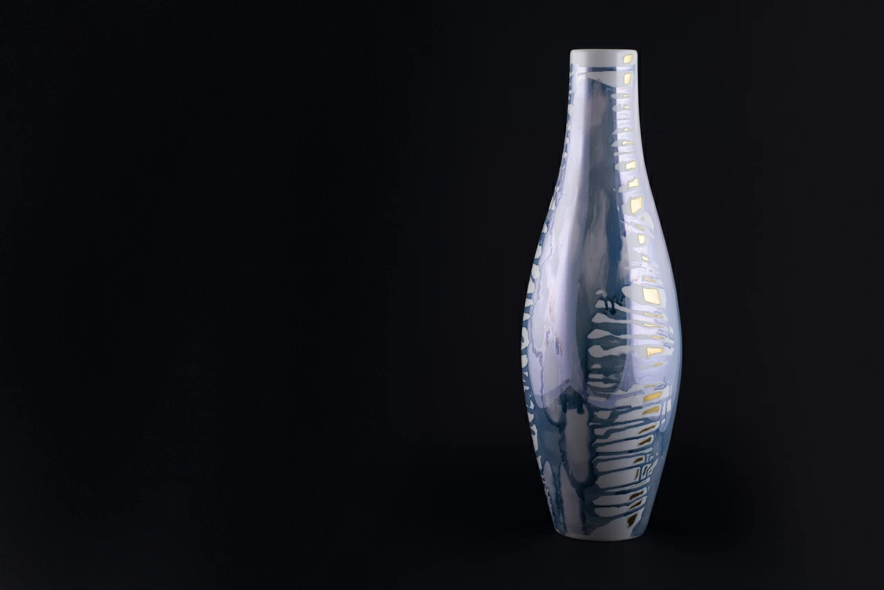 Ваза Блики на форме Высокая, арт 60.14051.00.1,  Ваза Блики на форме Высокая, арт 60.14051.00.1,