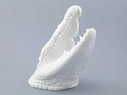 Подарочный набор Крокодил голова и хвост, рисунок Белый, арт. 81.32755.00.1 Подарочный набор Крокодил голова и хвост, рисунок Белый, арт. 81.32755.00.1