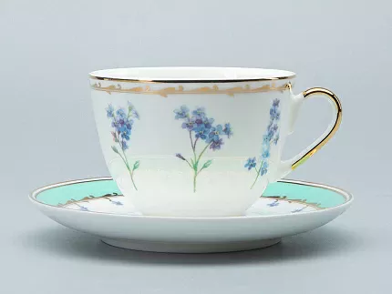 Чашка с блюдцем форма Весенняя 2 рисунок Улыбка флоры 1 арт. 81.30899.00.1