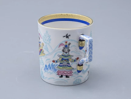 Сервиз чайный форма Гербовая рисунок Зимние забавы, 4 персоны 10 предметов арт. 81.20899.00.1 Сервиз чайный форма Гербовая рисунок Зимние забавы, 4 персоны 10 предметов арт. 81.20899.00.1