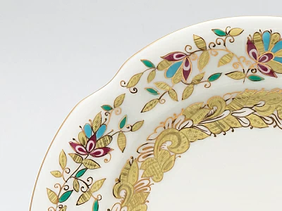 Сервиз чайный Наташа Розовые цветы, 6 персон 30 предметов арт. 81.15176.00.1