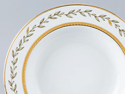 Тарелка глубокая 225 мм форма Европейская-2 рисунок Нефритовый фон арт. 80.85351.00.1 Тарелка глубокая 225 мм форма Европейская-2 рисунок Нефритовый фон арт. 80.85351.00.1