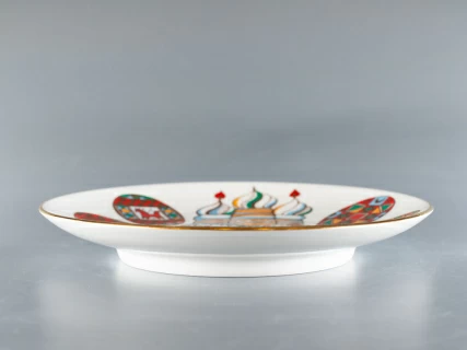 Декоративная тарелка 195 мм форма Эллипс Писанки арт. 80.51061.00.1, 