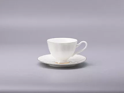 Сервиз чайный форма Нега рисунок Золотая лента, 6 персон 14 предметов, арт. 81.23019.00.1