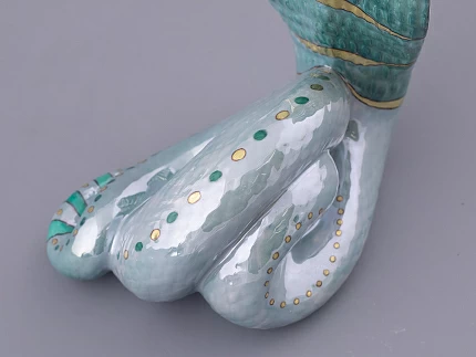 Скульптура форма Кобра, большой размер, в подарочной упаковке, рисунок Хризопраз, арт. 81.32812.00.1 Скульптура форма Кобра, большой размер, в подарочной упаковке, рисунок Хризопраз, арт. 81.32812.00.1