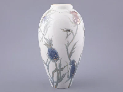 Ваза форма Фрезия рисунок Репейник, арт. 80.48115.00.1