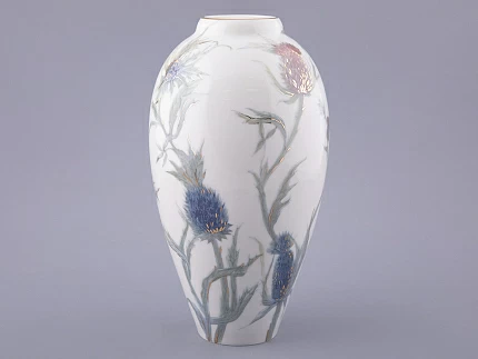 Ваза форма Фрезия рисунок Репейник, арт. 80.48115.00.1