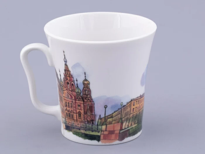 Бокал 360 мл форма Ленинградский рисунок Санкт-Петербург. Малоконюшенный мост  арт. 80.44857.00.1, 