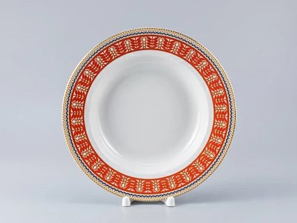 Тарелка 220 мм форма Глубокая, рисунок Русский стиль арт. 80.98812.00.1, 