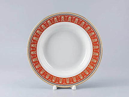 Тарелка 220 мм форма Глубокая, рисунок Русский стиль арт. 80.98812.00.1