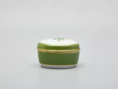 Туалетная коробочка форма Овальная рисунок Букет с анемоном арт. 80.60094.00.1