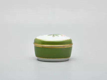 Туалетная коробочка форма Овальная рисунок Букет с анемоном арт. 80.60094.00.1