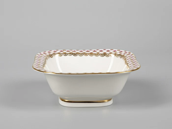 Салатник однопорционный квадратный Молодежная Сетка-Блюз арт. 80.50645.00.1, 