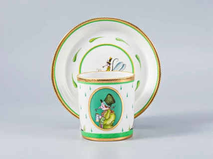 Сервиз чайный Гербовая Крысята-воришки, 6 персон 15 предметов, арт. 81.16925.00.1, 