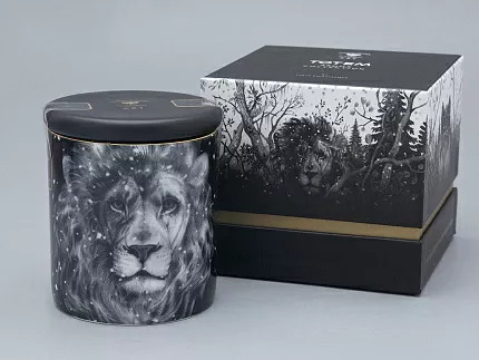 Свеча ароматическая в подарочной упаковке, рисунок Тотем. Лев аромат Пало Санто арт. 81.31595.00.1