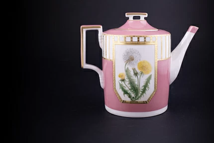 Сервиз чайный Травы на 4 персоны, 14 предметов форма Гербовая, арт 61.21011.00.1