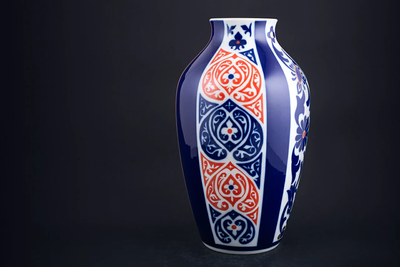 Ваза Русский Стиль на форме Ламповая, арт 60.10500.00.1, 