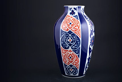 Ваза Русский Стиль на форме Ламповая, арт 60.10500.00.1