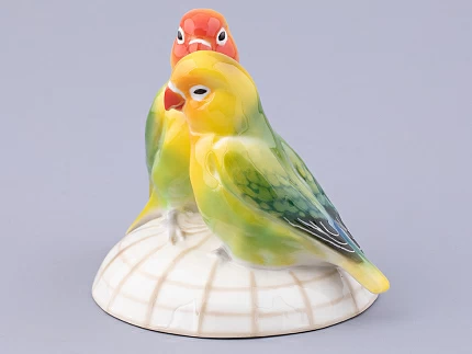 Скульптура форма Неразлучники, рисунок Тропические, арт. 82.47415.00.1 Скульптура форма Неразлучники, рисунок Тропические, арт. 82.47415.00.1