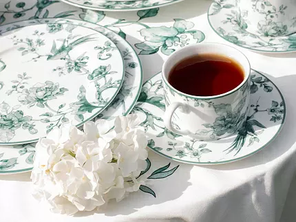 Чашка с блюдцем форма Соло Рисунок Monplaisir Green, арт. 81.32898.00.1