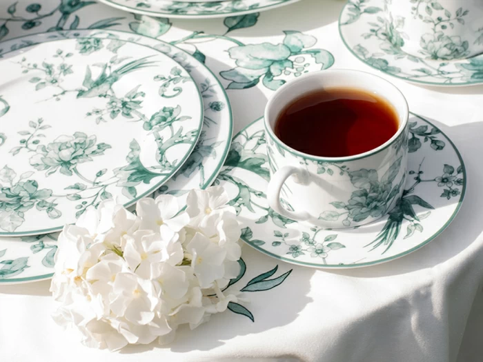 Чашка с блюдцем форма Соло Рисунок Monplaisir Green, арт. 81.32898.00.1, 