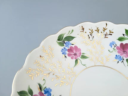 Сухарница форма Тюльпан рисунок Золотые травки, арт. 80.00099.00.1 Сухарница форма Тюльпан рисунок Золотые травки, арт. 80.00099.00.1