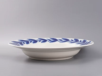 Тарелка 220 мм форма Глубокая, рисунок Флер арт. 80.99828.00.1