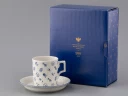 Подарочный набор Чашка с блюдцем чайная, форма Гербовая, рисунок Лого 1, арт 81.32931.00.1, 