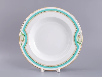 Тарелка глубокая 225 мм форма Европейская-2 рисунок Северная Аврора арт. 80.85346.00.1, 